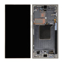Samsung Galaxy S24 Ultra Scherm met Frame Behuizing Grijs Origineel Service Pack