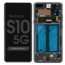 Samsung Galaxy S10 5G Zwart Grijs G977 Scherm Service Pack