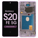 Samsung Galaxy S20 FE 4G 5G Paars Roze G780 G781 Scherm met Frame Service Pack