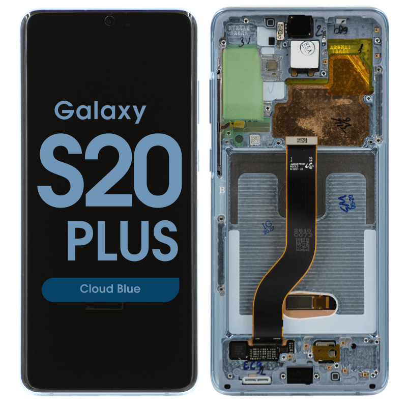 Samsung Galaxy S20 Plus Blauw G985 Scherm Service Pack