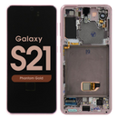 Samsung Galaxy S21 Goud G991 Scherm Service Pack