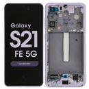 Samsung Galaxy S21 FE Violet Paars G990 Scherm Service Pack