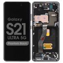 Samsung Galaxy S21 Ultra Zwart G998 Scherm Service Pack