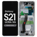 Samsung Galaxy S21 Ultra Zilver G998 Scherm Service Pack