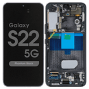 Samsung Galaxy S22 Zwart SM-S901B Origineel Scherm Service Pack