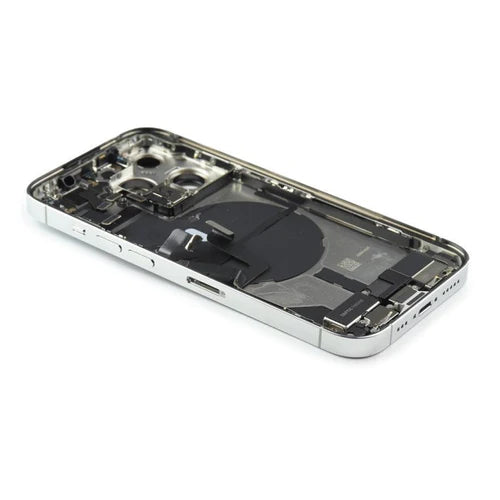 iPhone 14 Pro Behuizing voorgemonteerd Origineel met logo | Wit Zilver