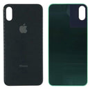 iPhone XS Max Achterkant glas | Met logo | Big hole | Zwart