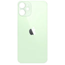 iPhone 12 Mini Achterkant glas | Met logo | Big hole | Mint groen