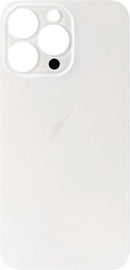 iPhone 13 Pro Achterkant glas | Met logo | Big hole | Wit