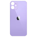 iPhone 12 Mini Achterkant glas | Met logo | Big hole | Paars