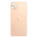 iPhone 11 Pro Max Achterkant glas | Met logo | Big hole | Goud