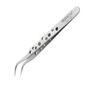 BAKU Anti-magnetische Gebogen Pincet met fijne punt