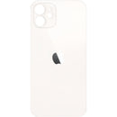 iPhone 12 Achterkant glas | Met logo | Big hole | Wit