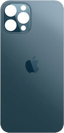 iPhone 12 Pro Max Achterkant glas | Met logo | Big hole | Donker blauw